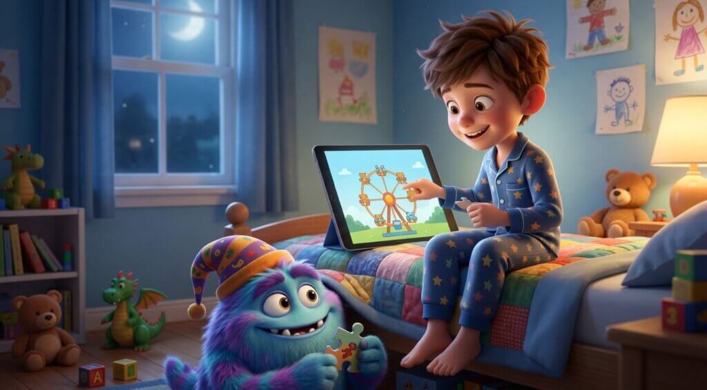 משחקים טיפוליים לילדים- לנצח את המפלצת שמתחת למיטה