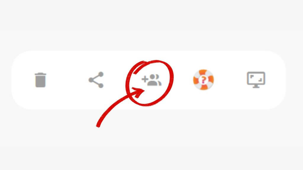 הכפתור לשיתוף המשחק